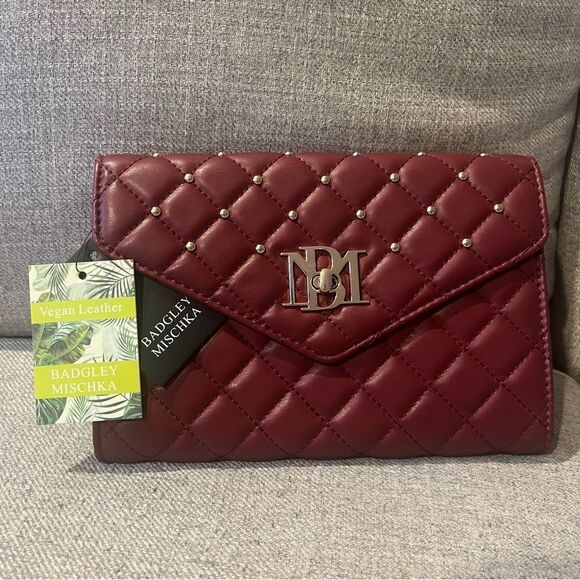 nwt badgley Mischka diamond quilted crossbody bag - Picture 2 of 7